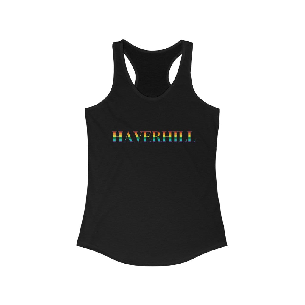 Haverhill Rainbow Women's Ideal Racerback Tank