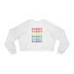 darien ct womens cropped sweatshirt