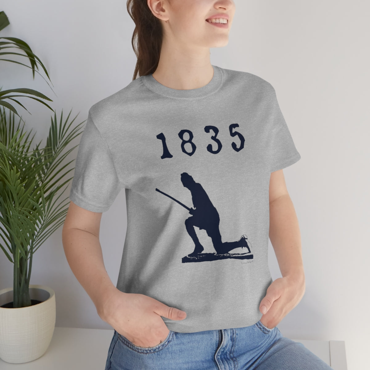 1835 Westport Unisex Jersey Short Sleeve Tee