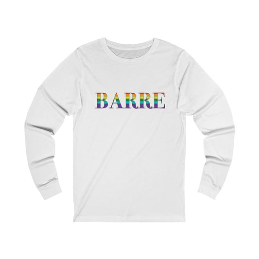 Barre Rainbow Unisex Jersey Long Sleeve Tee