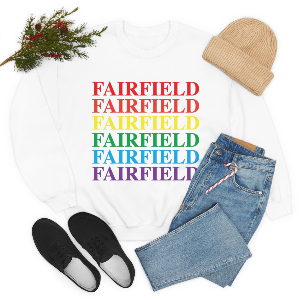 Fairfield Pride Unisex Heavy Blend™ Crewneck Sweatshirt