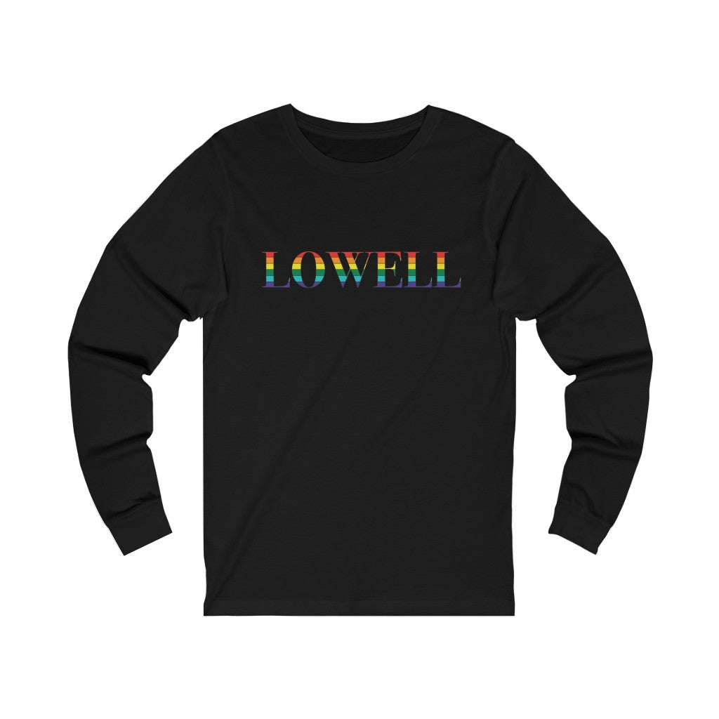 Lowell Rainbow Unisex Jersey Long Sleeve Tee