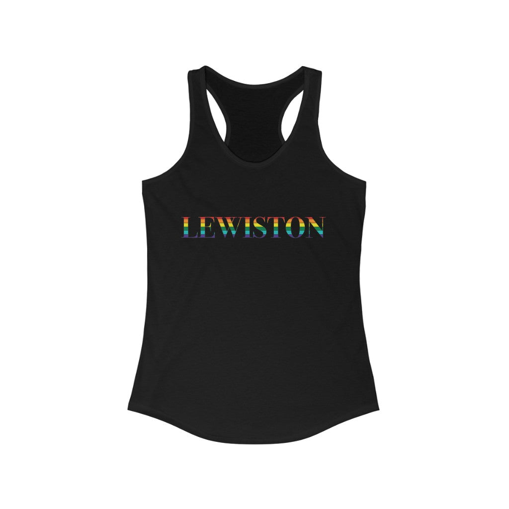 Lewiston Rainbow Women's Ideal Racerback Tank