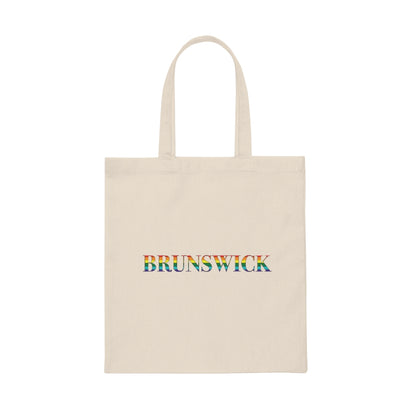 Brunswick Rainbow Canvas Tote Bag