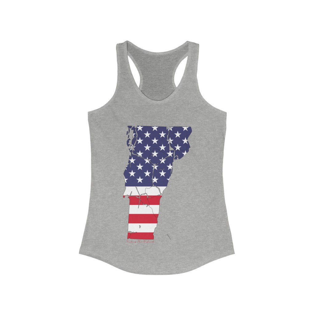 Vermont American Flag collection has tee shirts, mugs, reusable bags, and other apparel and gifts. All proceeds goes to help build the Finding New England brand and get our website up and going. Free shipping on all products. 