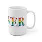 Brewer Rainbow White Ceramic Mug