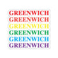 greenwich ct / connecticut sticker 