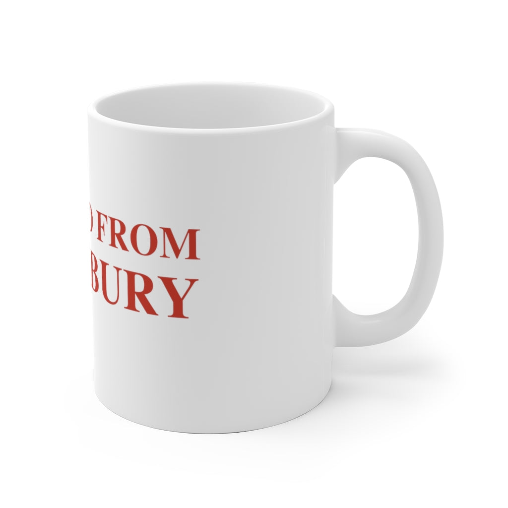 Just a kid from Waterbury White Ceramic Mug