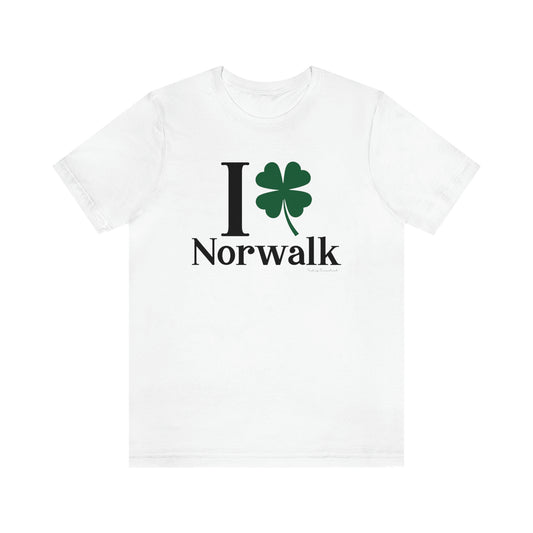 Norwalk Connecticut St. Patrick's Day shirt, I Clover Norwalk