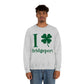 I Clover Bridgeport  (Green) Unisex Heavy Blend™ Crewneck Sweatshirt