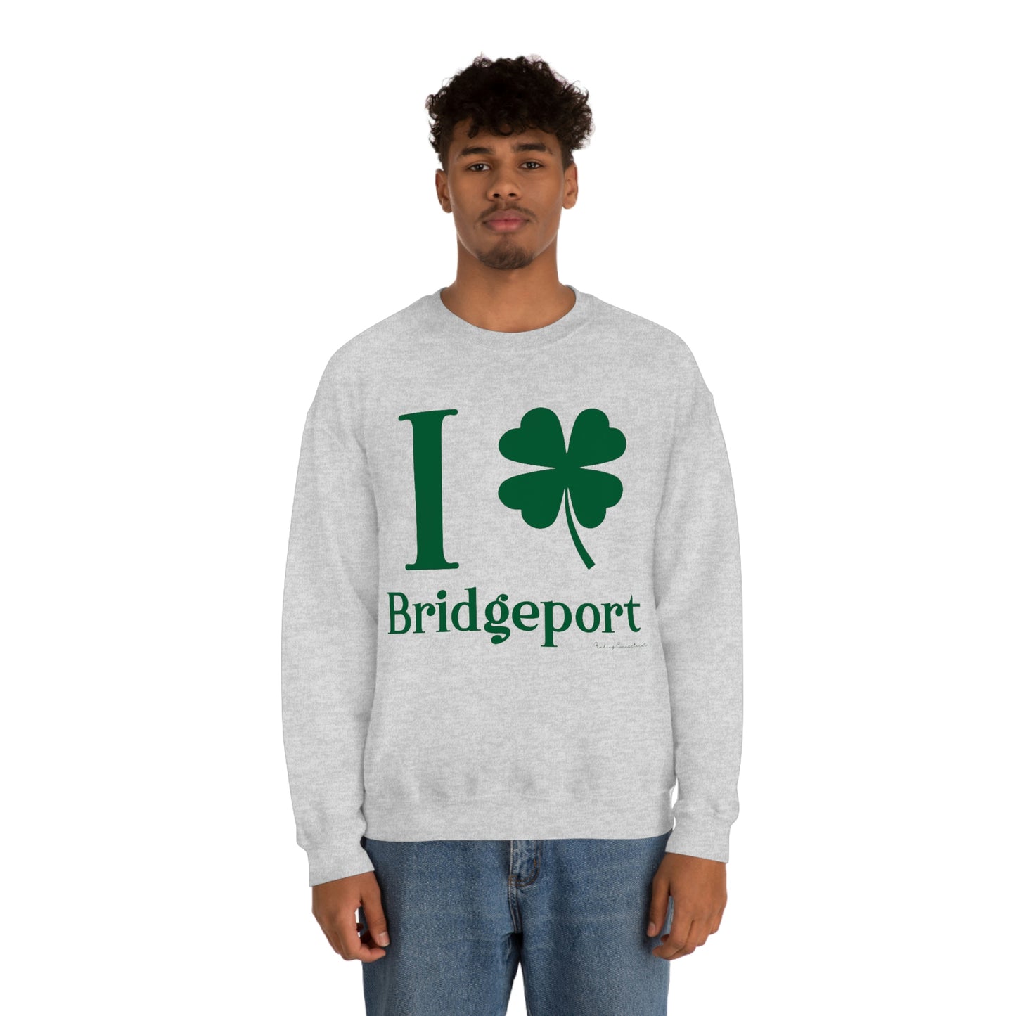 I Clover Bridgeport Unisex Heavy Blend™ Crewneck Sweatshirt