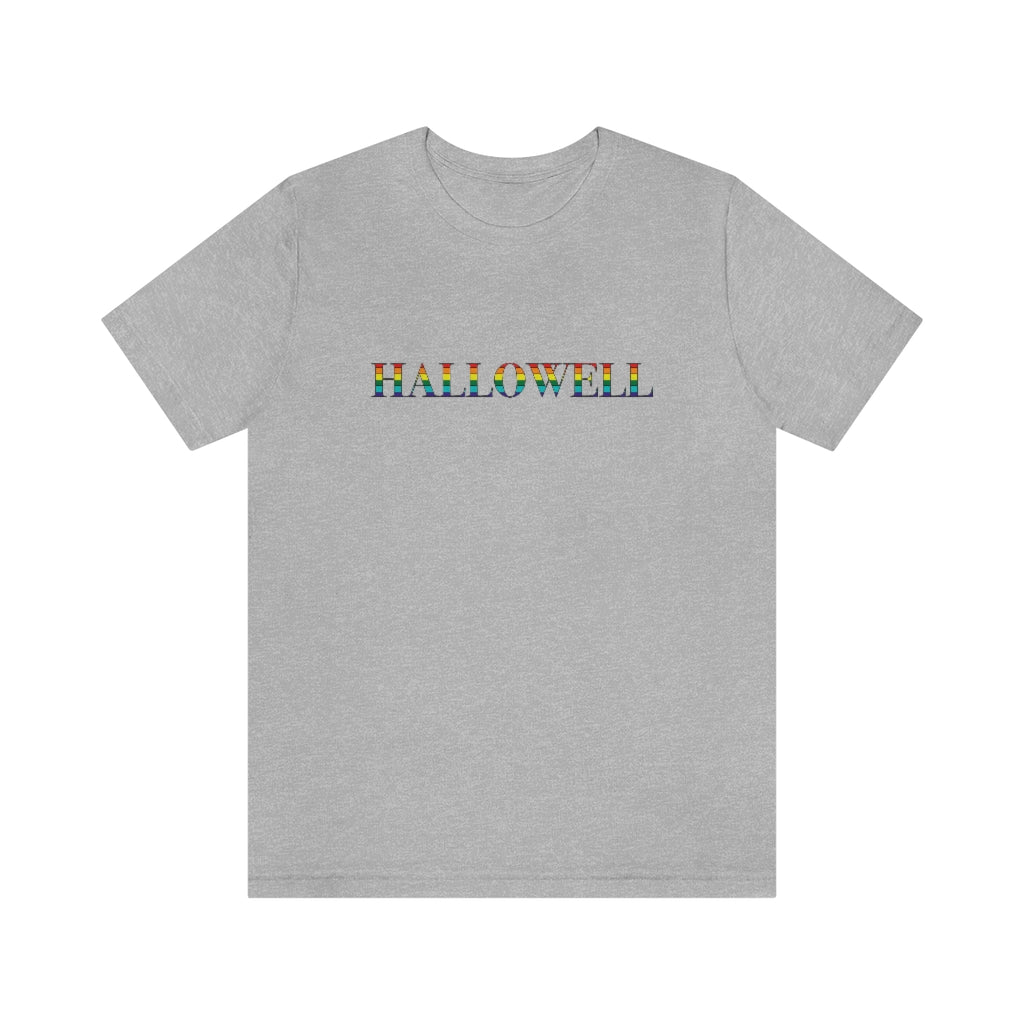 Hallowell Rainbow Unisex Jersey Short Sleeve Tee