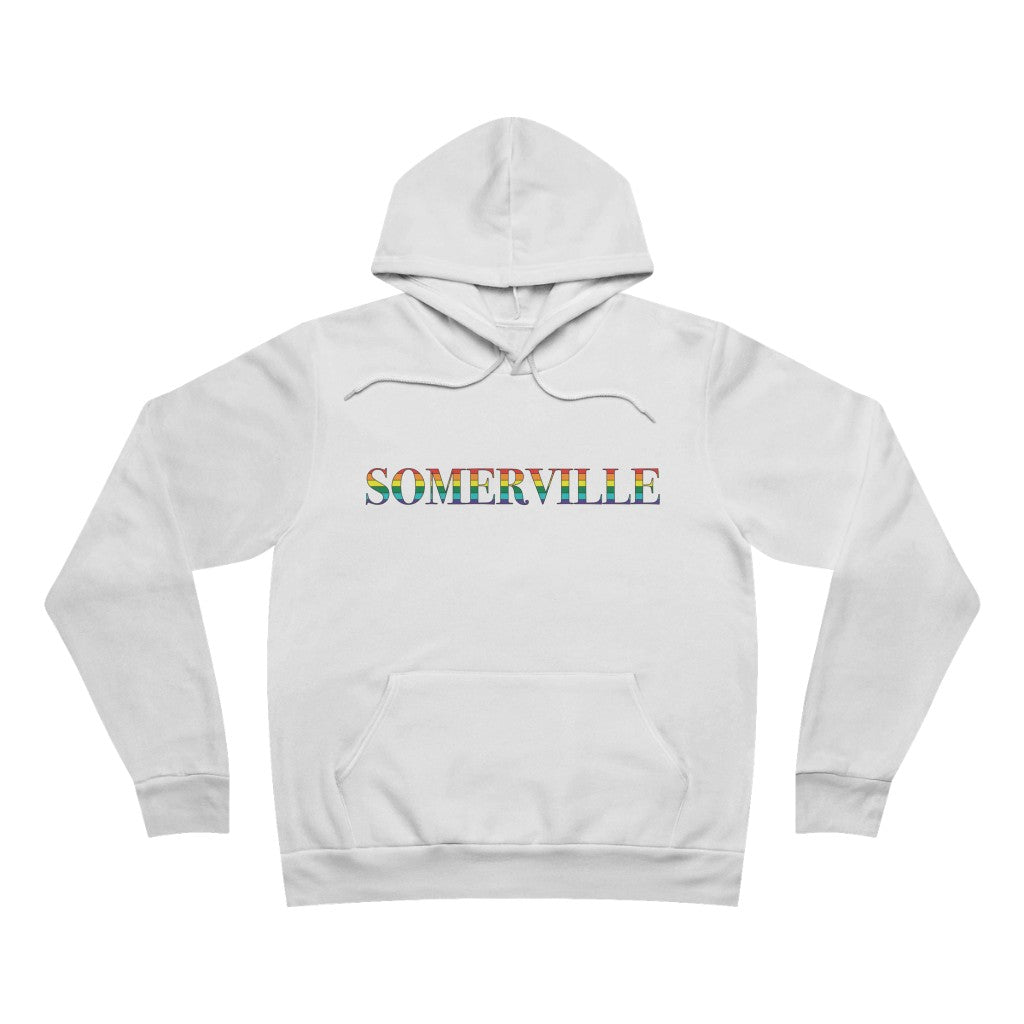 Somerville Rainbow Unisex Sponge Fleece Pullover Hoodie