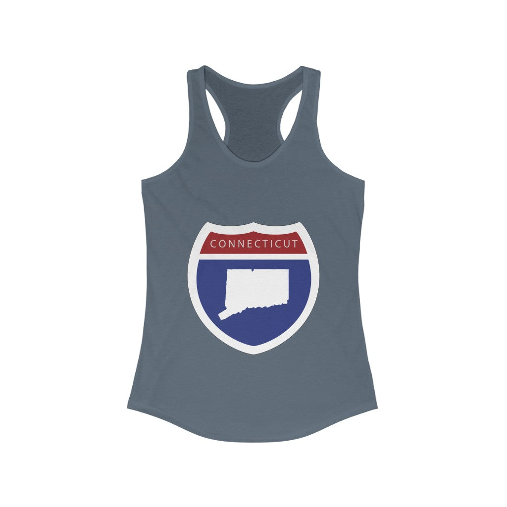 Connecticut Interstate Women's Ideal Racerback Tank