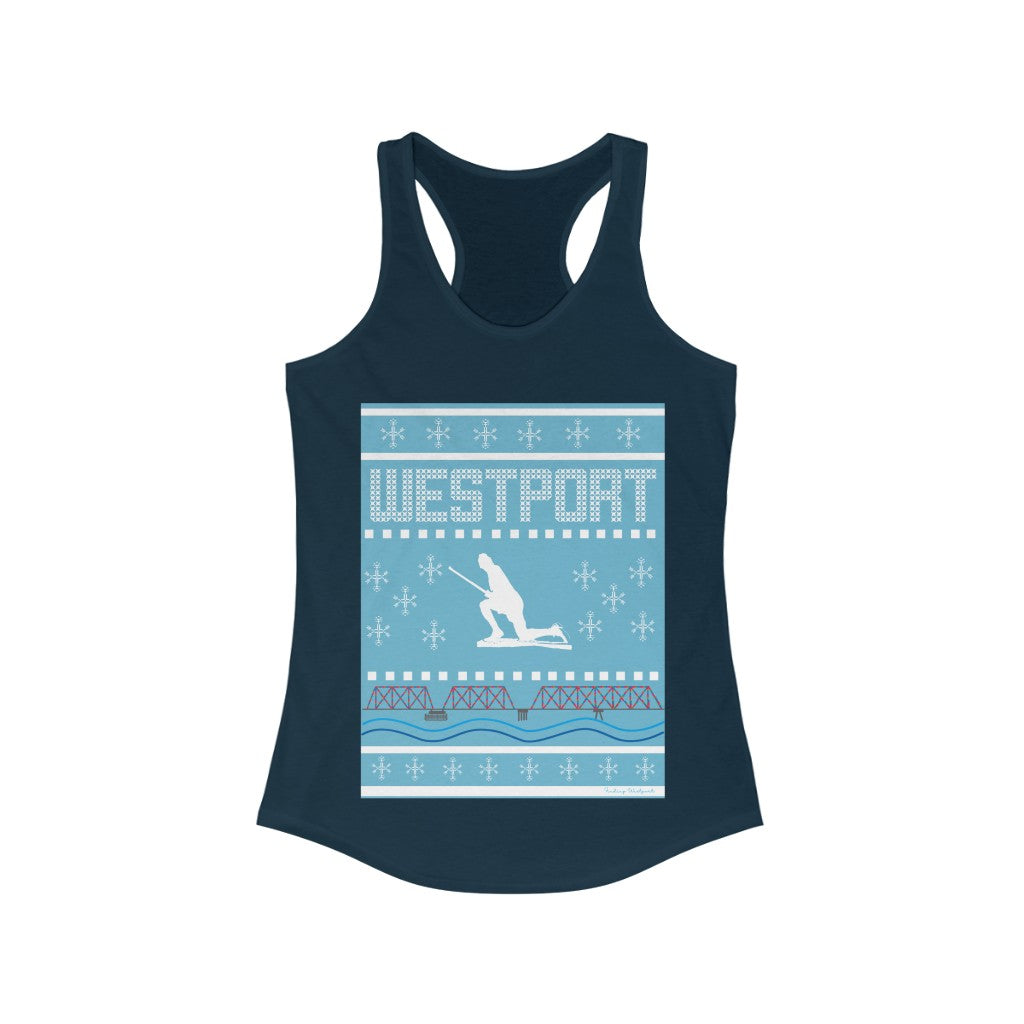 Westport Ugly Holiday Women's Ideal Racerback Tank