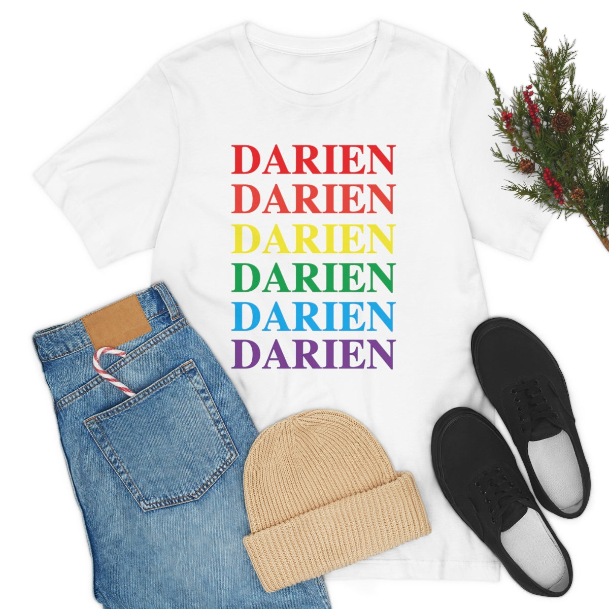 darien connecticut pride tee shirt