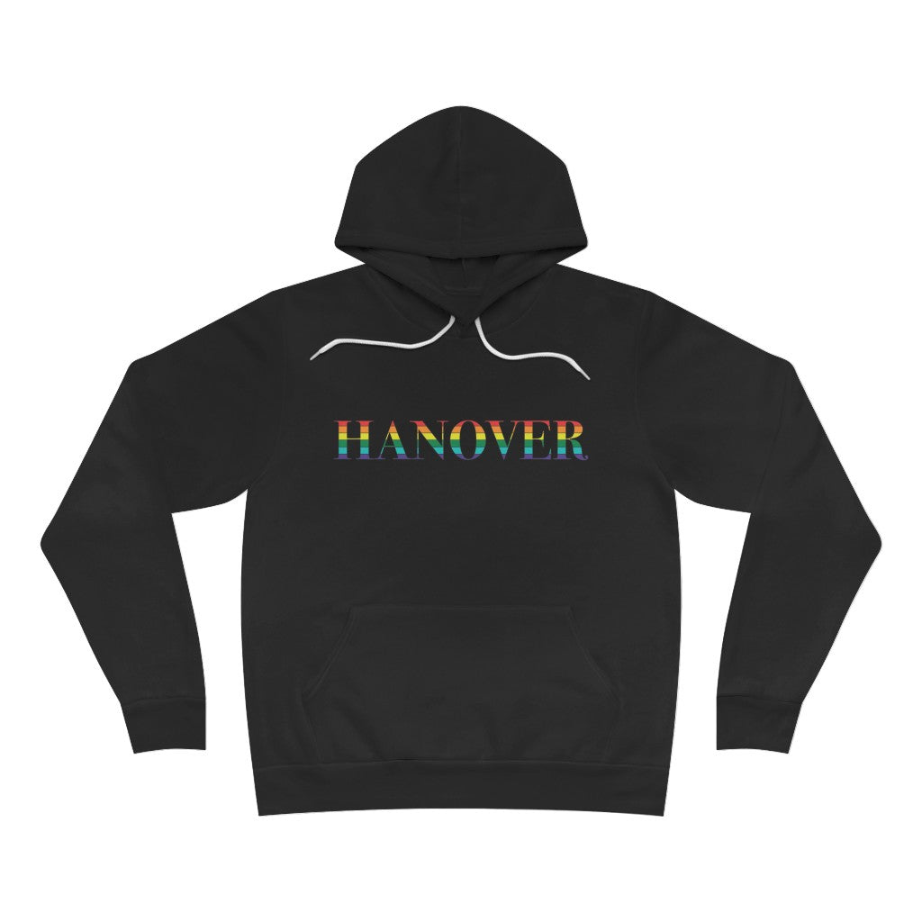 Hanover Rainbow Unisex Sponge Fleece Pullover Hoodie