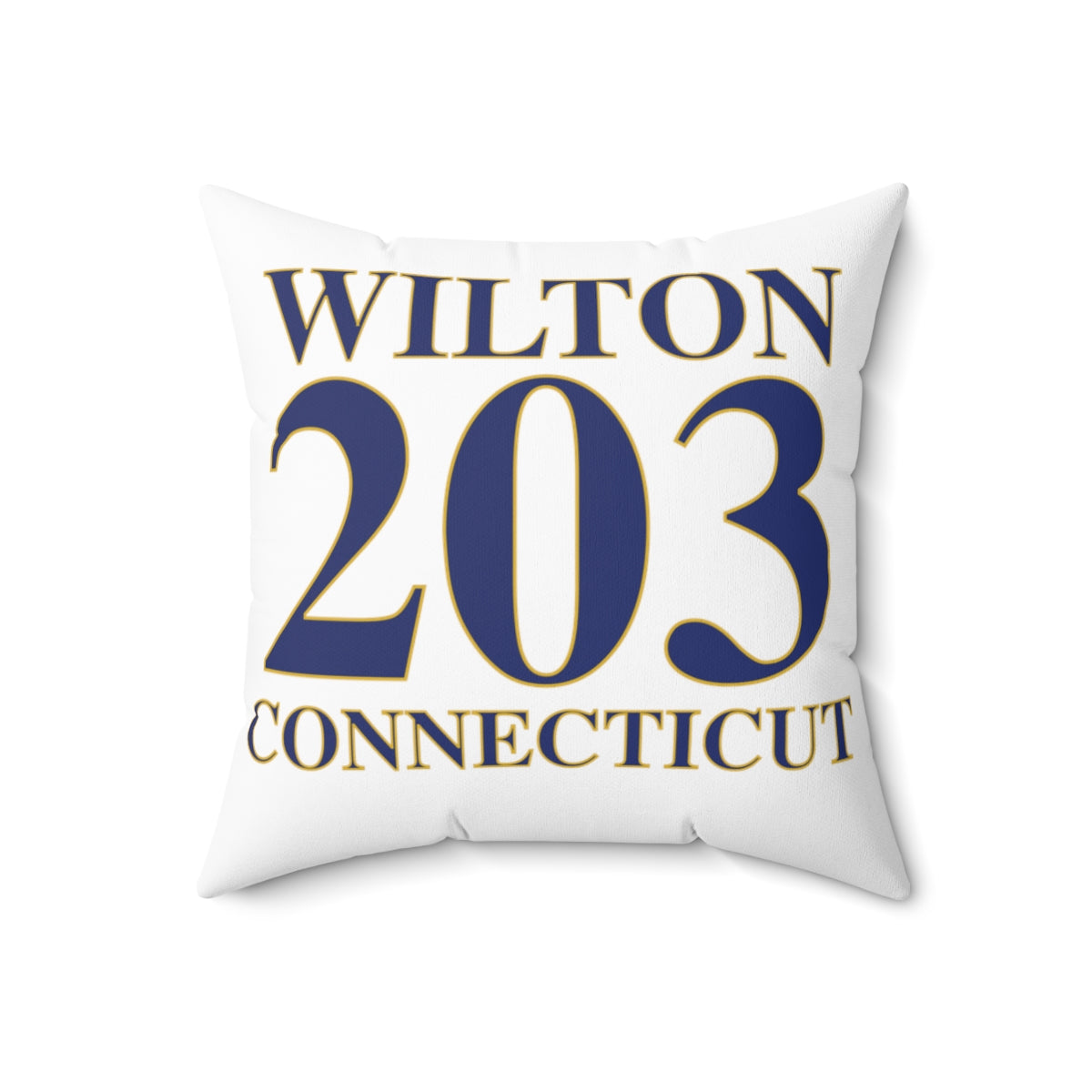 Wilton 203 Connecticut Spun Polyester Square Pillow