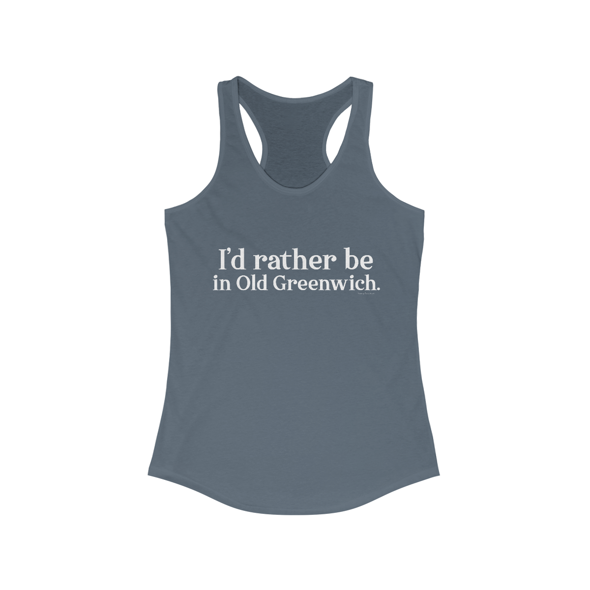 greenwich ct / connecticut womens tank top shirt 