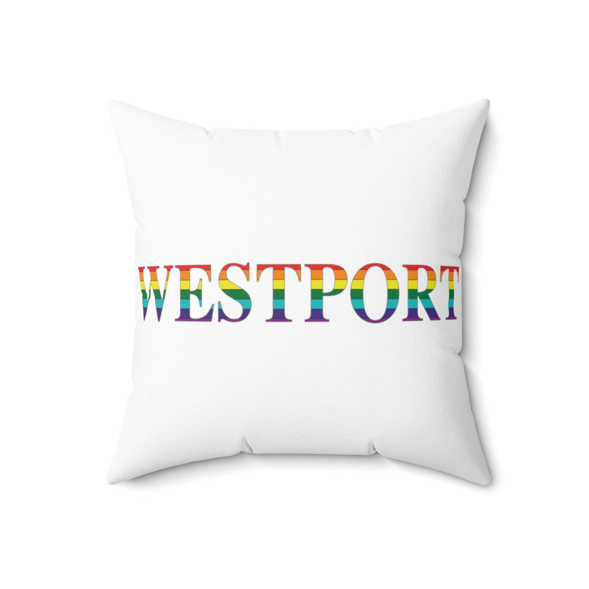 Westport Rainbow  Spun Polyester Square Pillow