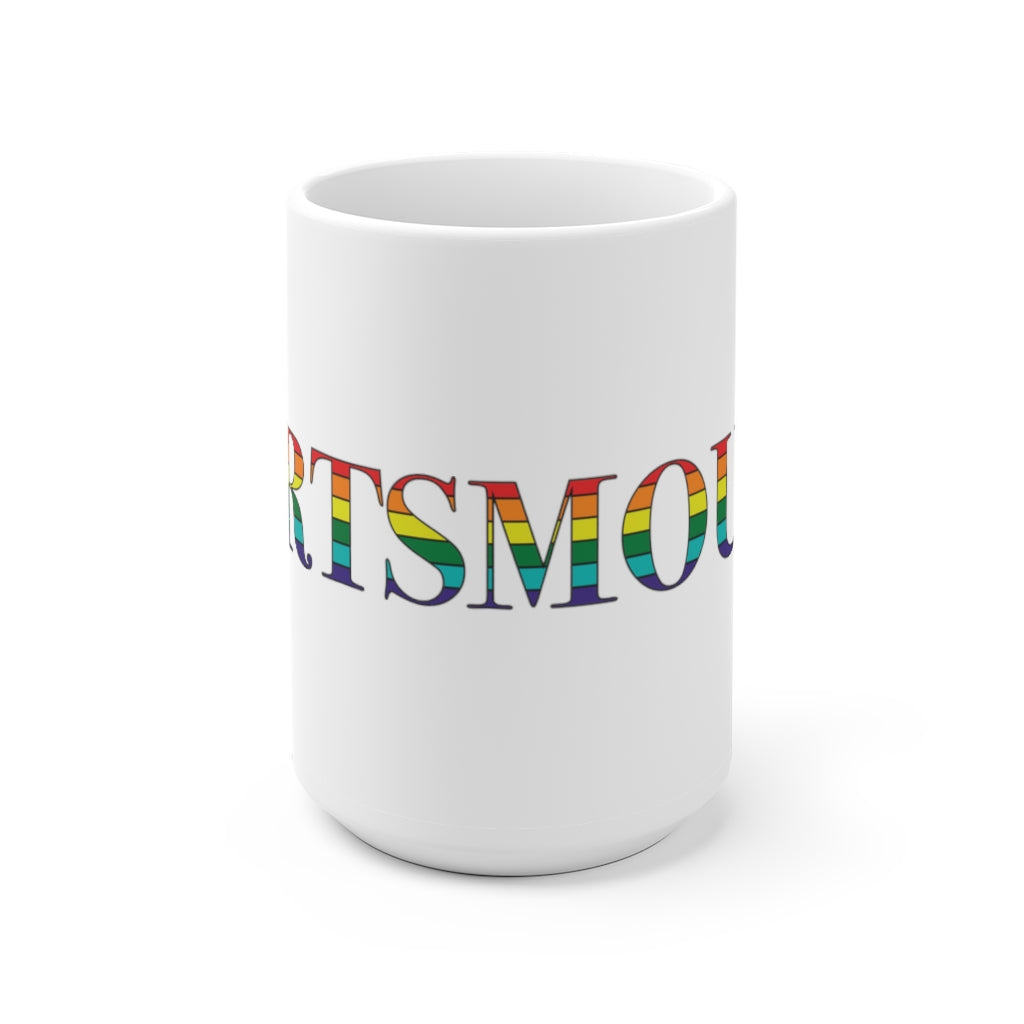 Portsmouth Rainbow White Ceramic Mug