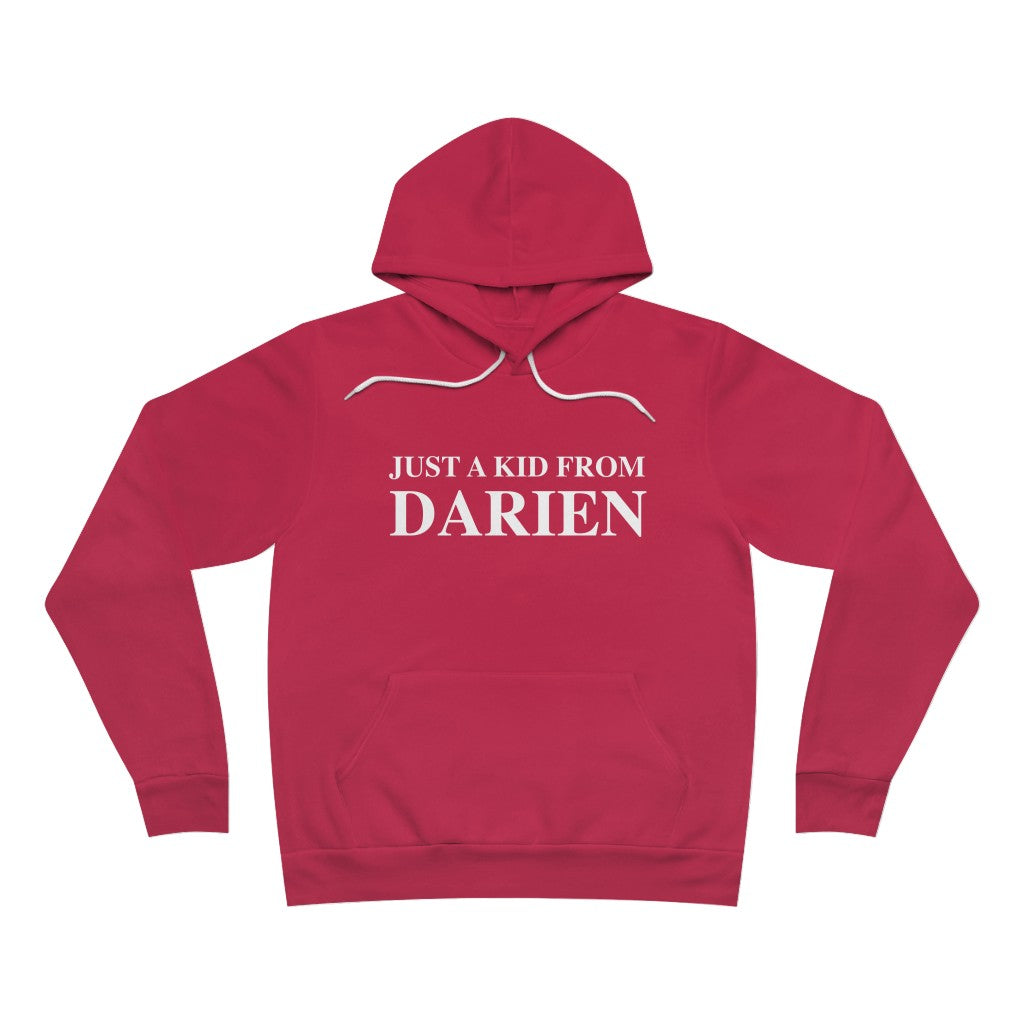 just a kid from darien hooded sweatshirt hoodie