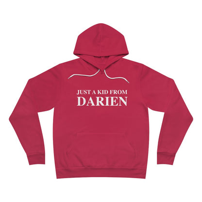 just a kid from darien hooded sweatshirt hoodie