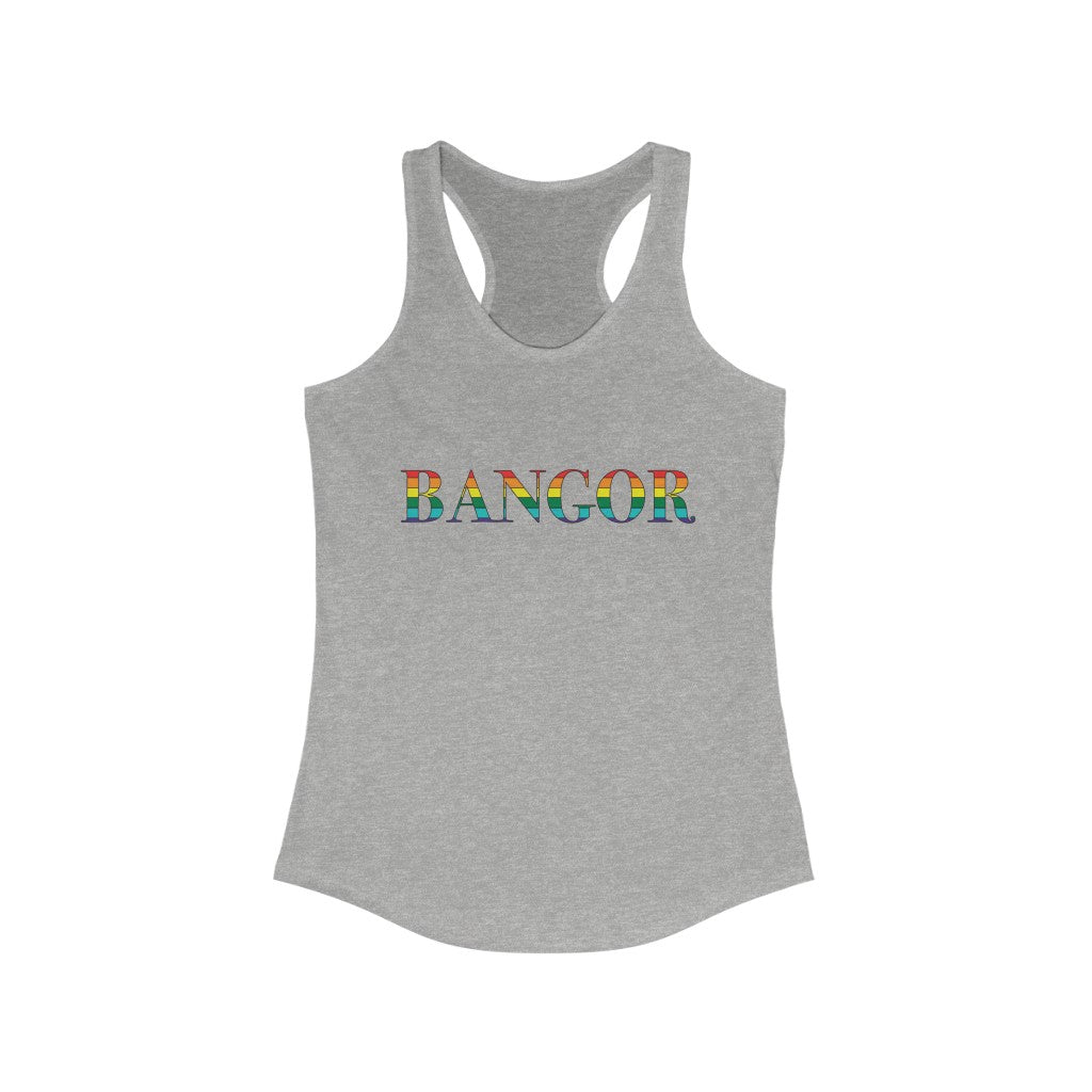 Bangor Rainbow Women's Ideal Racerback Tank