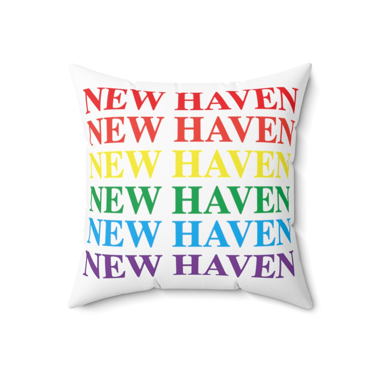 New Haven Pride Spun Polyester Square Pillow 