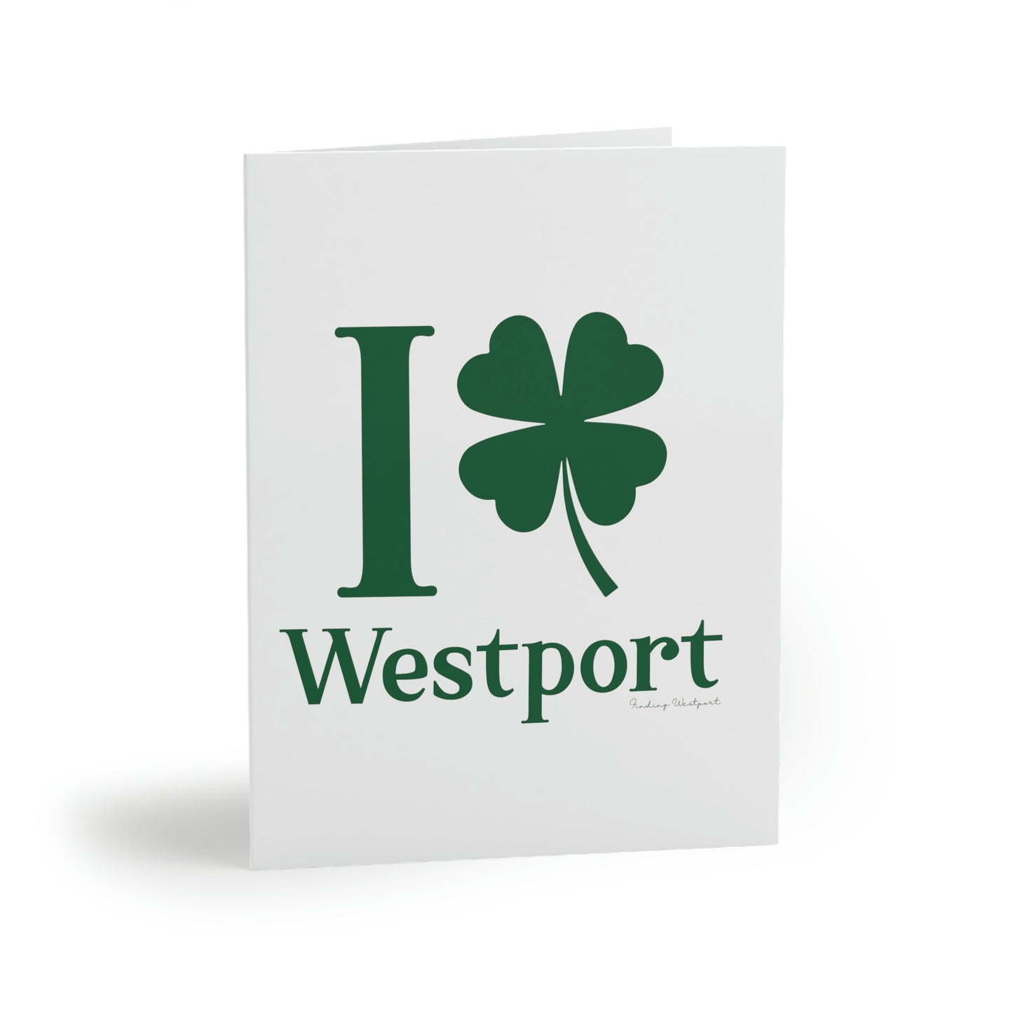 I Clover Westport (Green) Greeting cards (8, 16, and 24 pcs)