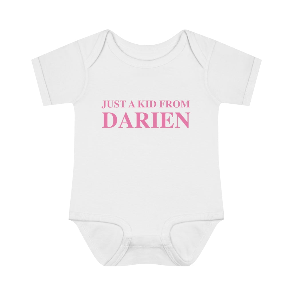 just a kid from Darien baby bodysuite onesie 