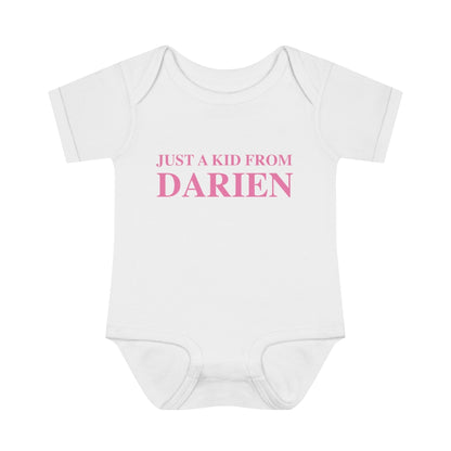 just a kid from Darien baby bodysuite onesie 