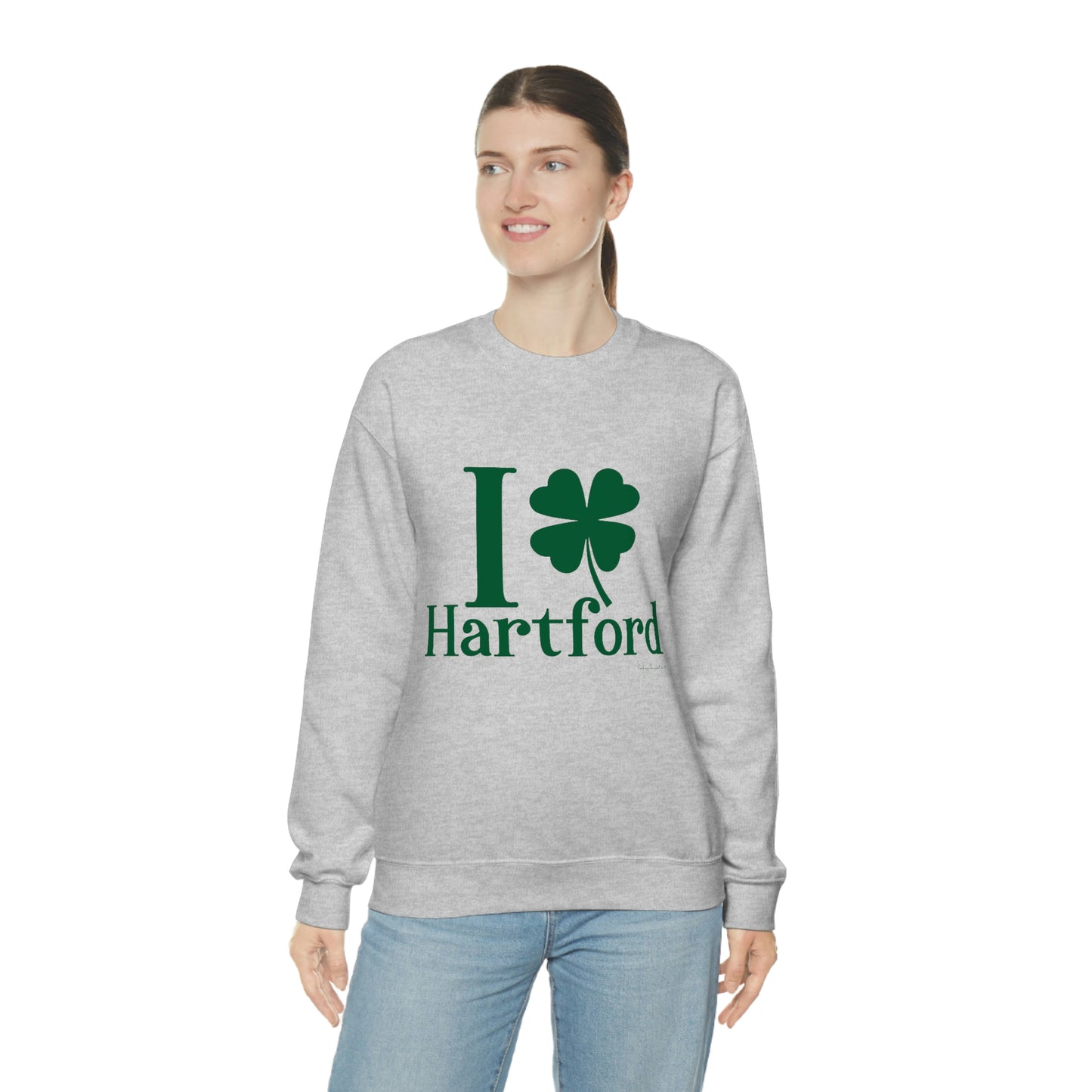 I Clover Hartford Unisex Heavy Blend™ Crewneck Sweatshirt