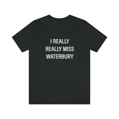 I Really Really Miss Waterbury Unisex Jersey Short Sleeve Tee