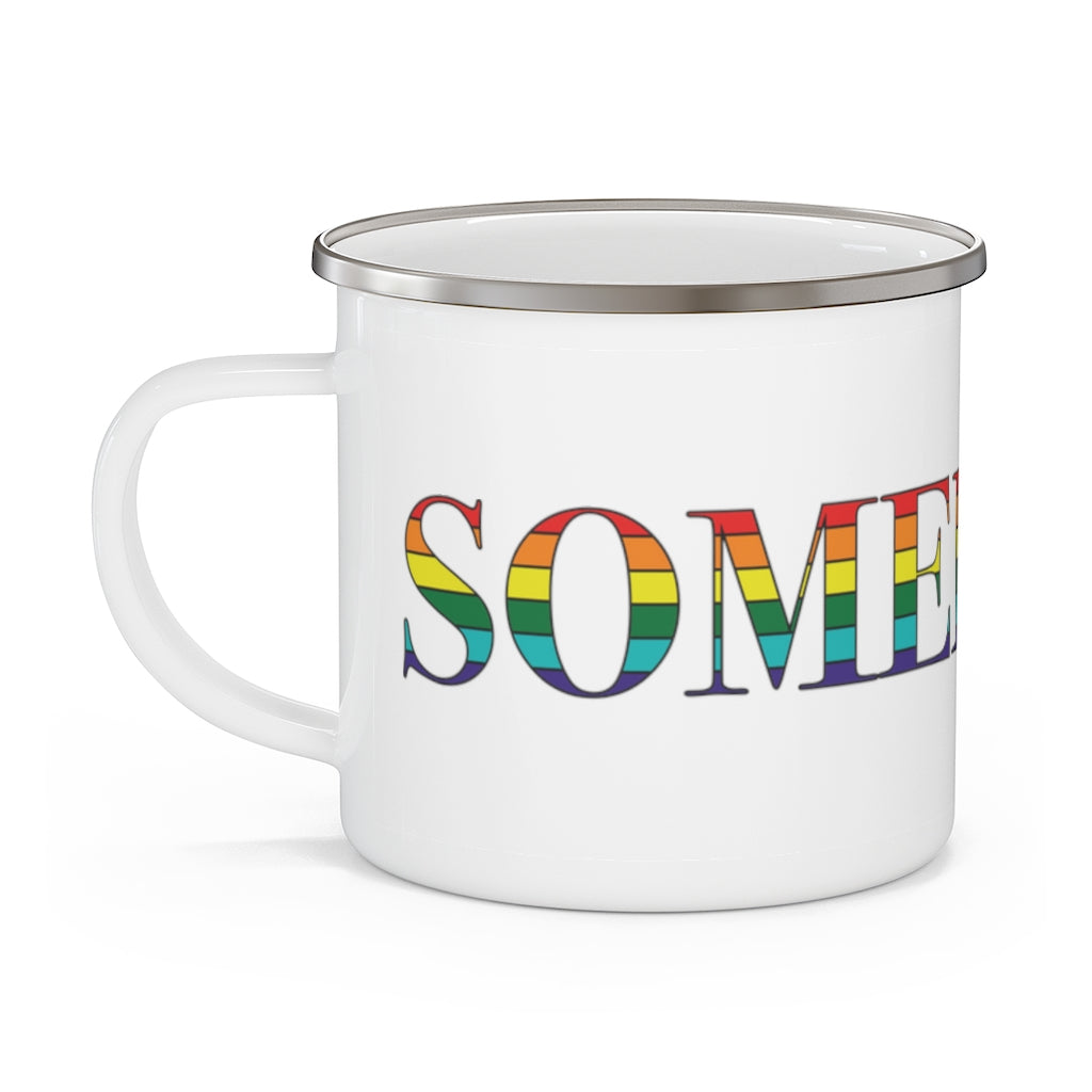 Somerville Rainbow Enamel Camping Mug