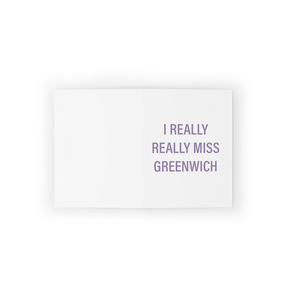 I Really Really Miss Greenwich Greeting Cards (8, 16, and 24 pcs)