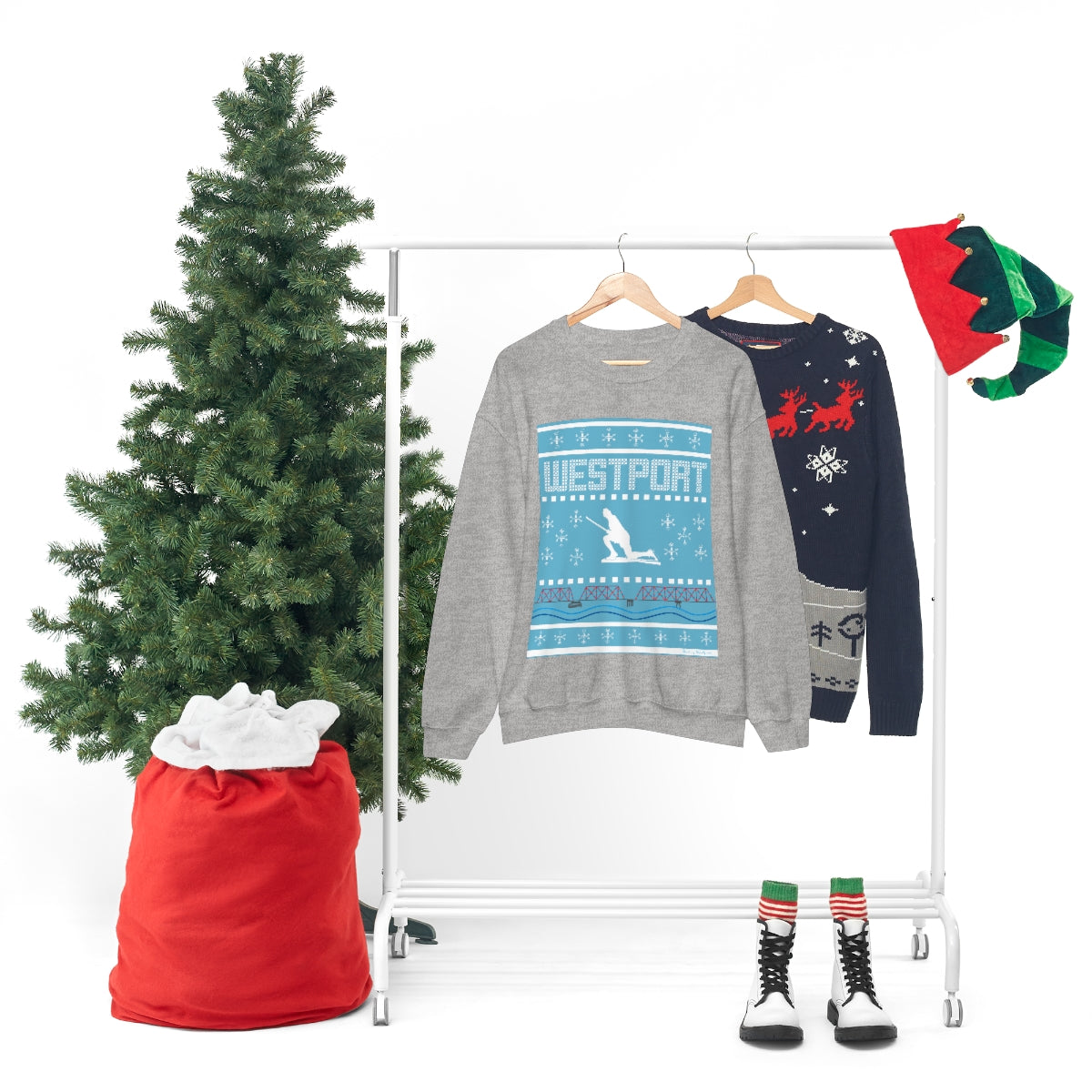 Westport Ugly Holiday Unisex Heavy Blend™ Crewneck Sweatshirt