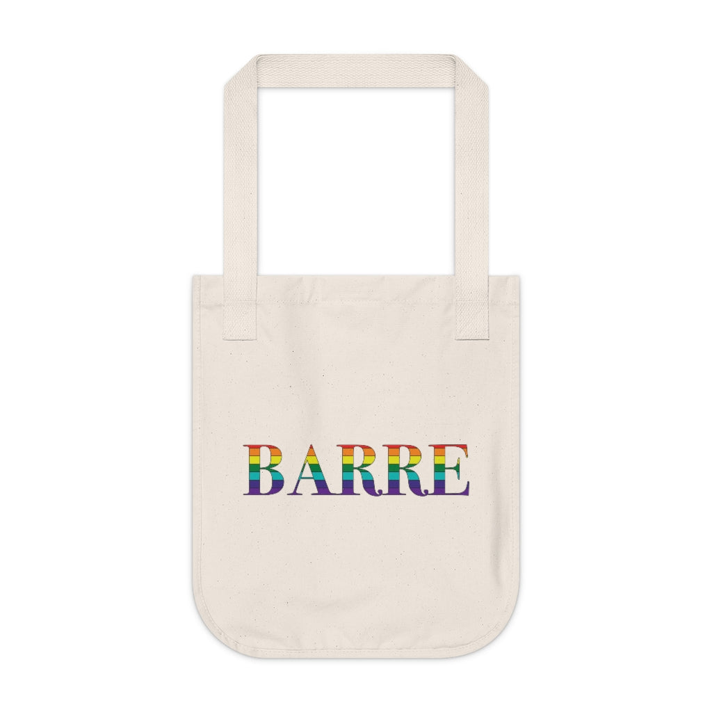 Barre Rainbow Organic Canvas Tote Bag