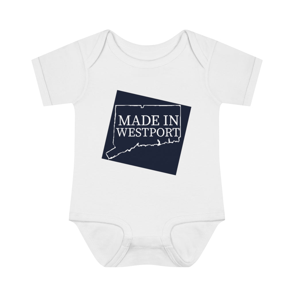 westport ct / connecticut baby onesie 