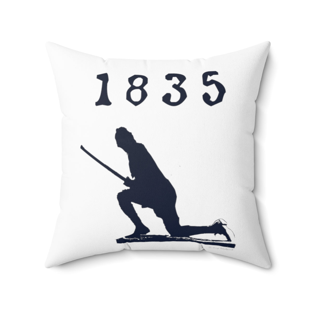 1835 Westport - Large Minuteman Spun Polyester Square Pillow