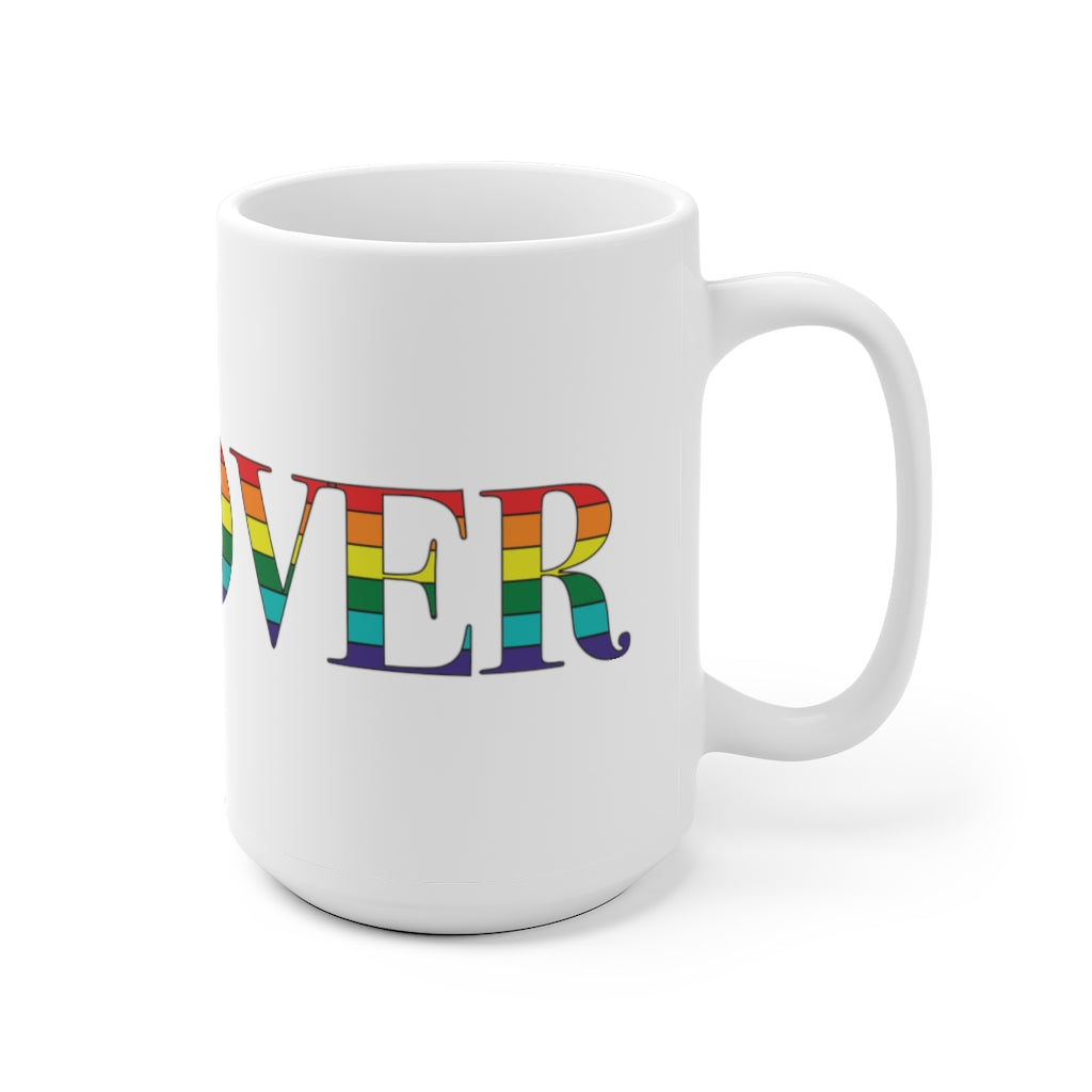 Hanover Rainbow White Ceramic Mug