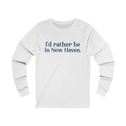 new haven ct / connecticut long sleeve tee shirt 