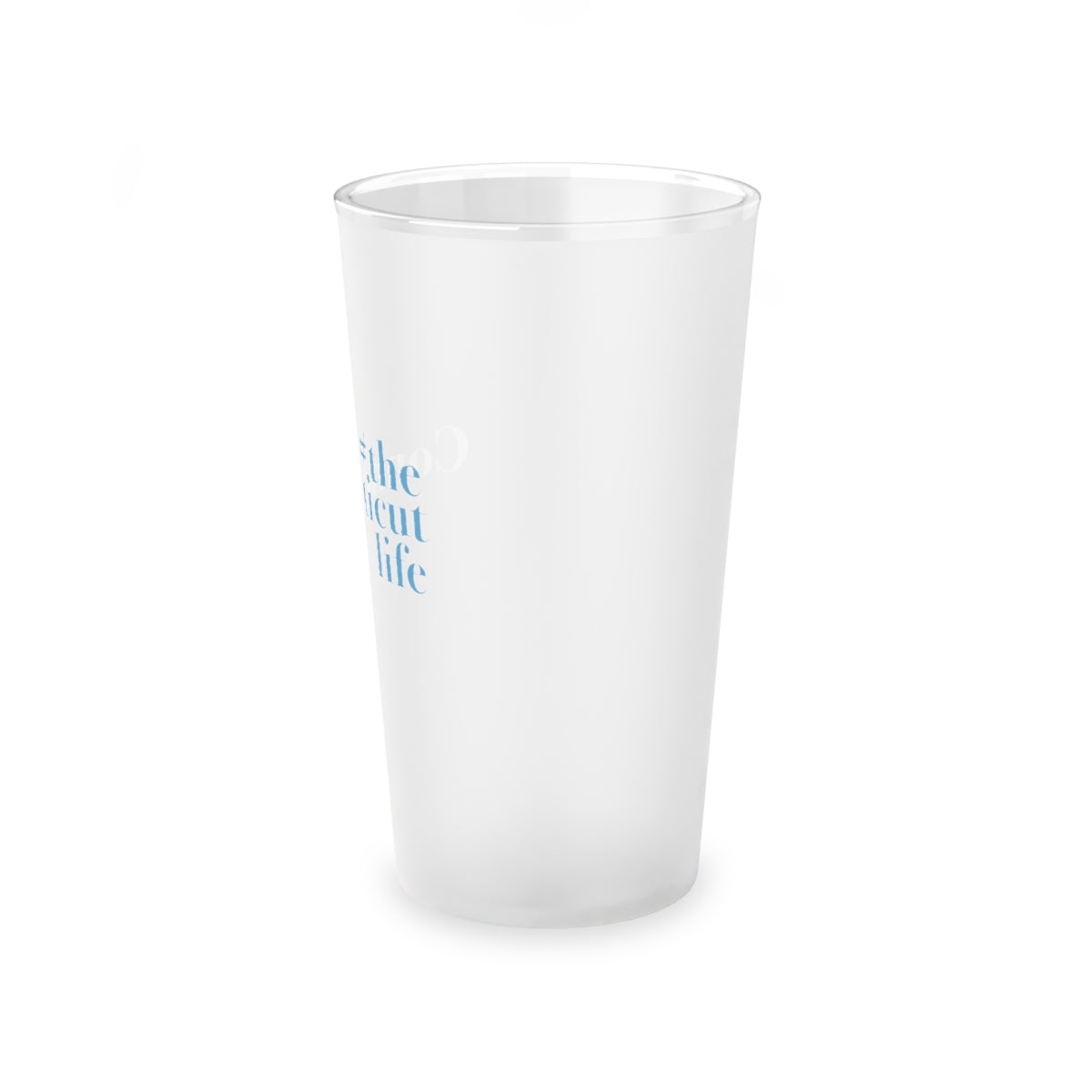 #theconnecticutlife Frosted Pint Glass, 16oz