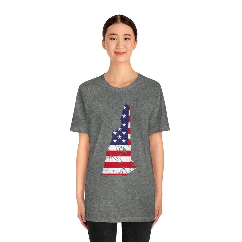 New Hampshire American flag hoodie, tee shirts, shirts, apparel, sweatshirts, mugs and gifts. Proceeds go to help build Finding Connecticut and the Finding New England Brand • New Hampshire apparel • Free USA shipping on all products. 