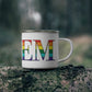 Salem Rainbow Enamel Camping Mug