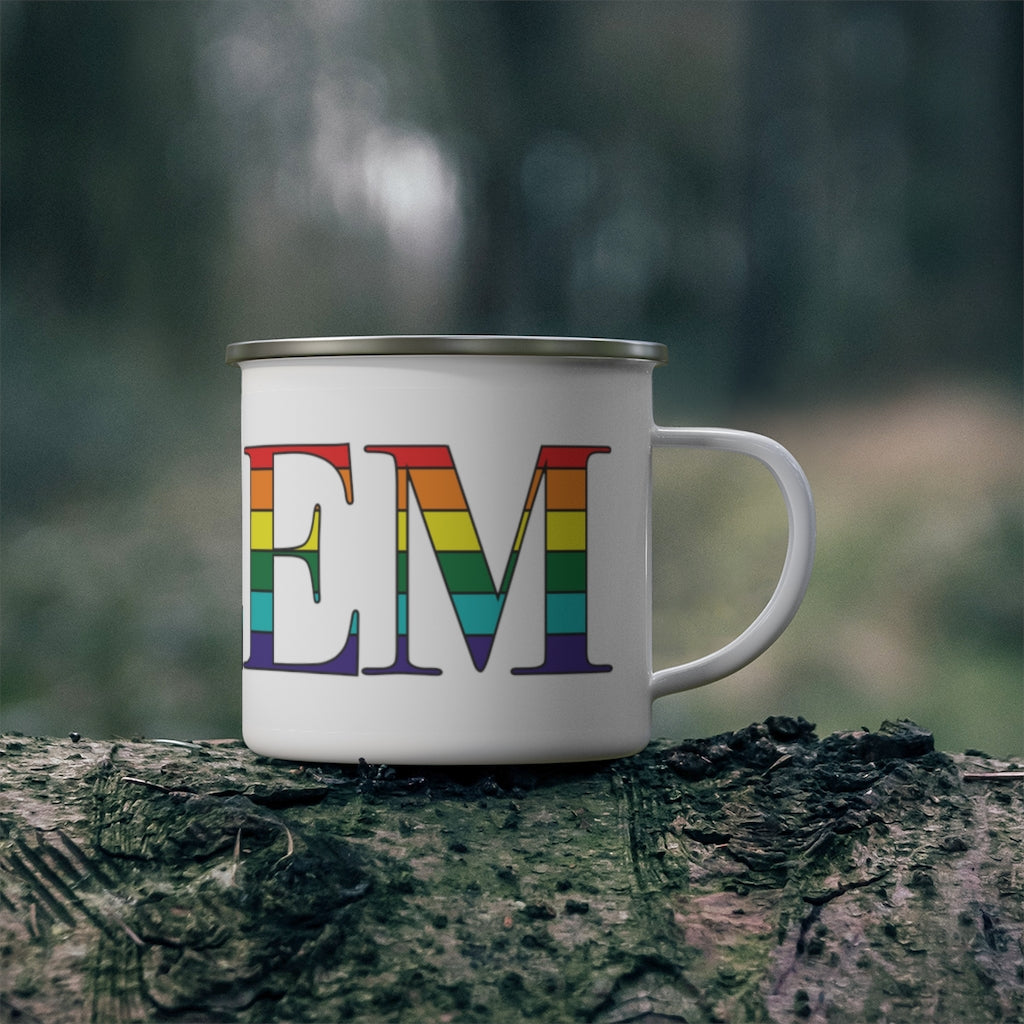 Salem Rainbow Enamel Camping Mug