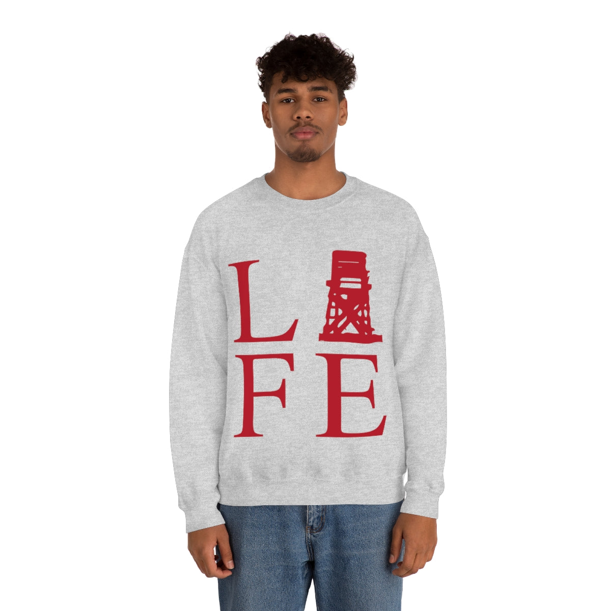 Fairfield Life (front) Unisex Heavy Blend™ Crewneck Sweatshirt