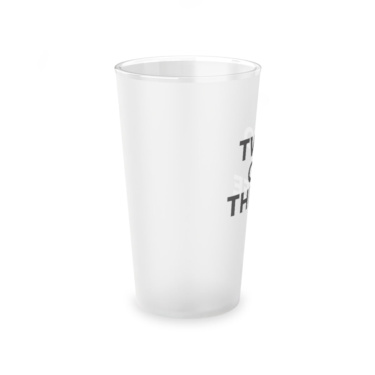 Two O' Three Frosted Pint Glass, 16oz