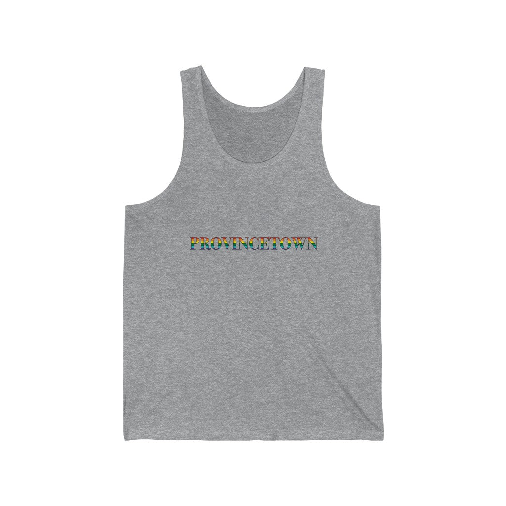 Provincetown Rainbow Unisex Jersey Tank