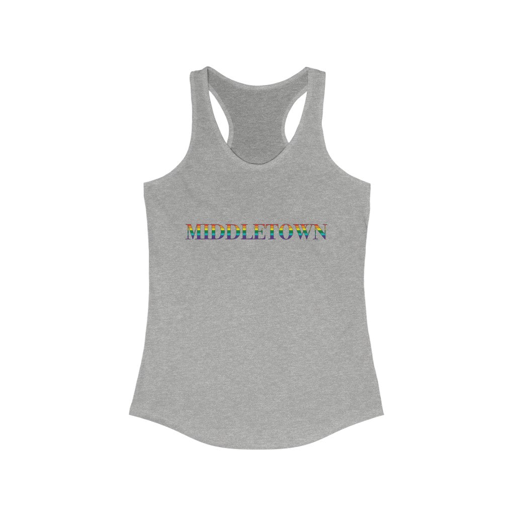 Middletown Rainbow Women's Ideal Racerback Tank